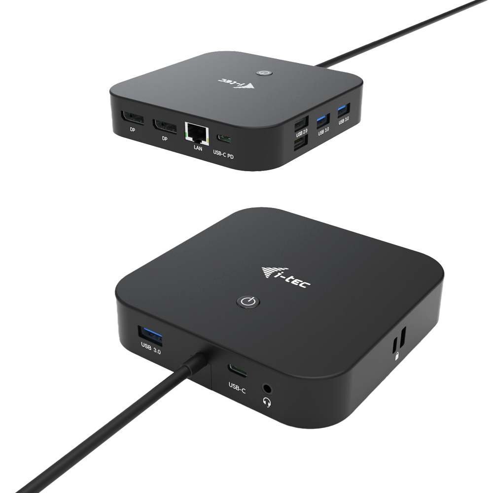 [C31DUALDPDOCKPD] i-tec USB-C Dual Display Docking Station with Power Delivery 100 W