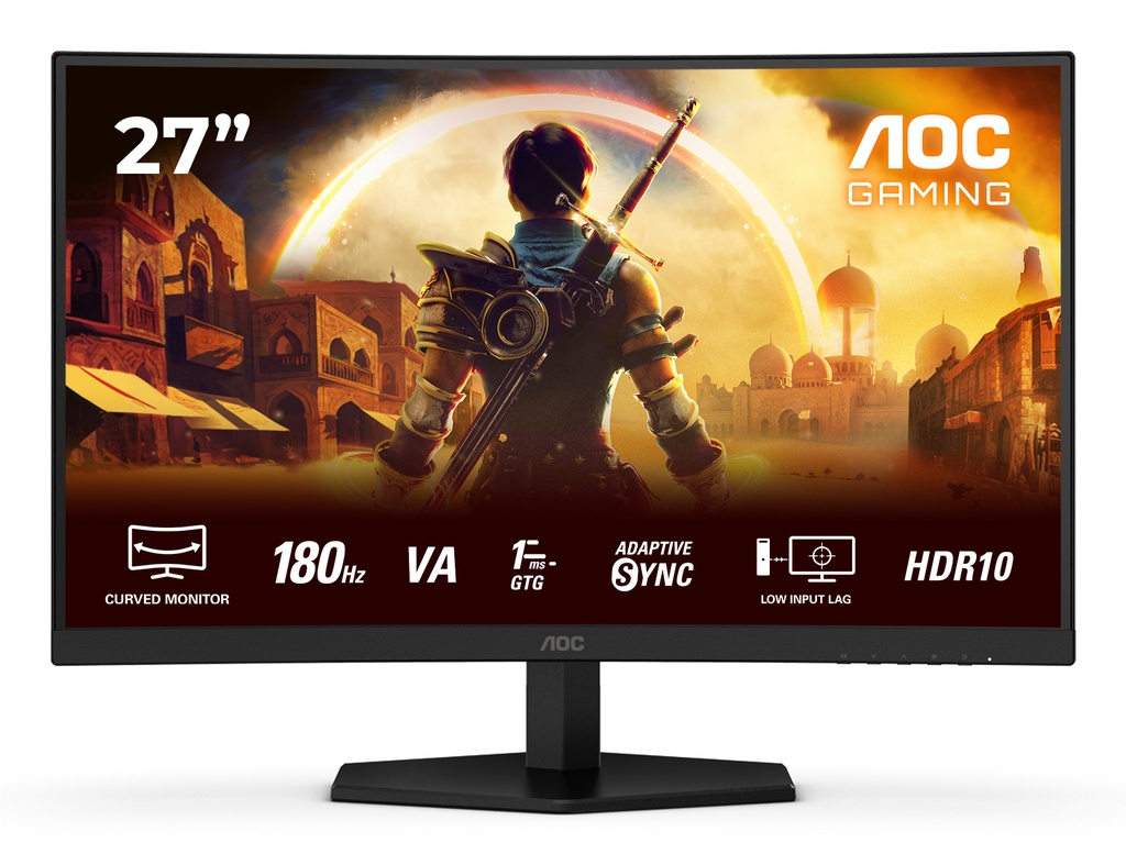 [C27G42E] AOC G4 C27G42E computer monitor 68.6 cm (27") 1920 x 1080 pixels Full HD LED Black, Red