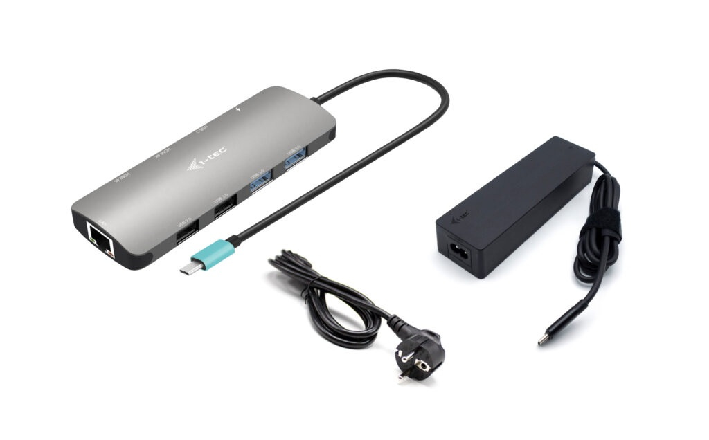 [C31NANOHDM2D100] i-tec Metal USB-C Nano 2x Display Docking Station with PD 100 W + Charger 100W