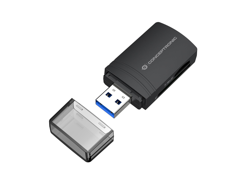 [BIAN06B] Conceptronic BIAN06B SD TF/MicroSD 4.0 Card Reader, UHS-II, USB 3.0, 5Gbps