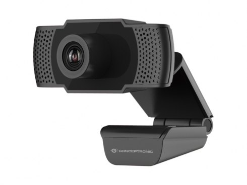 [AMDIS01B] Conceptronic AMDIS 1080P Full HD Webcam with Microphone
