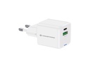 Conceptronic 2-Port 20W GaN USB PD Charger, USB-C x 1, USB-A x 1, QC 3.0, PPS