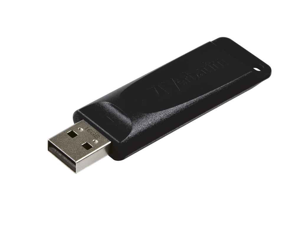 [98696] Verbatim Slider - USB Drive 16 GB - Black
