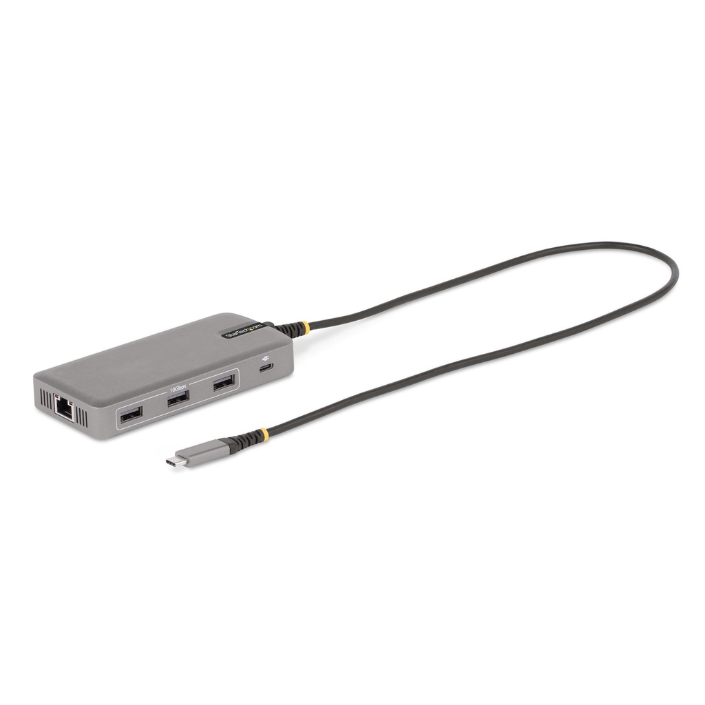 [117B-USBC-MULTIPORT] StarTech.com USB-C Triple Monitor Multiport Adapter, Dual 4K 60Hz + 4K 30Hz HDMI & DisplayPort, 3-Port USB 10Gbps Hub, 100W PD Pass-Through, GbE, Travel Dock, Windows & ChromeOS