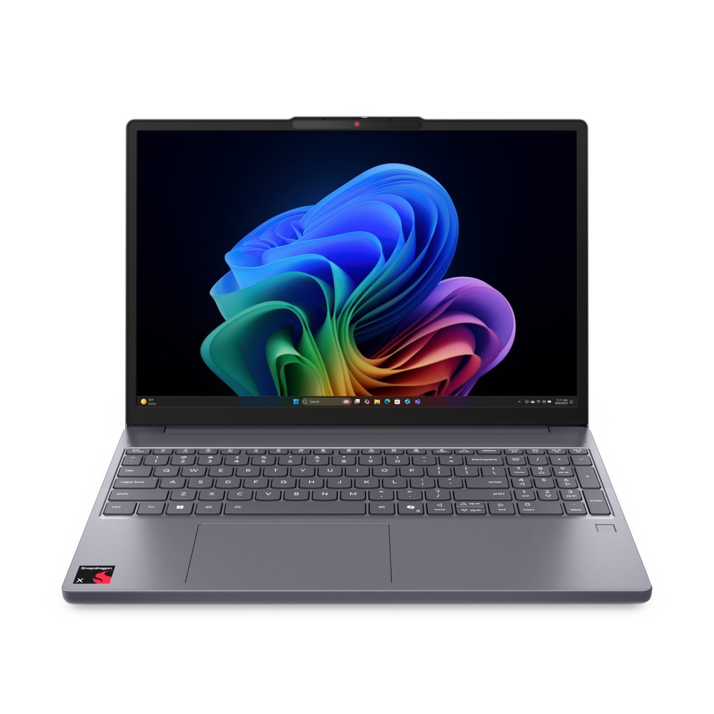 [83N3002HIX] Lenovo IdeaPad Slim 3 15Q8X10 Copilot+ PC Qualcomm Snapdragon X1-26-100 Laptop 38.9 cm (15.3") WUXGA 16 GB LPDDR5x-SDRAM 512 GB SSD Wi-Fi 6E (802.11ax) Windows 11 Home Italian Grey