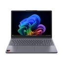 Lenovo IdeaPad Slim 3 15Q8X10 Copilot+ PC Qualcomm Snapdragon X1-26-100 Laptop 38.9 cm (15.3") WUXGA 16 GB LPDDR5x-SDRAM 512 GB SSD Wi-Fi 6E (802.11ax) Windows 11 Home Italian Grey