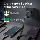 POWER ADAPTER 3 USB-C+1 USB A 100W