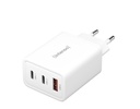 POWER ADAPTER 2 USB-C + 1 USB A 65W