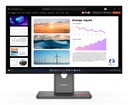 Lenovo ThinkVision P24Q-40 computer monitor 60.5 cm (23.8") 2560 x 1440 pixels Quad HD LCD Black