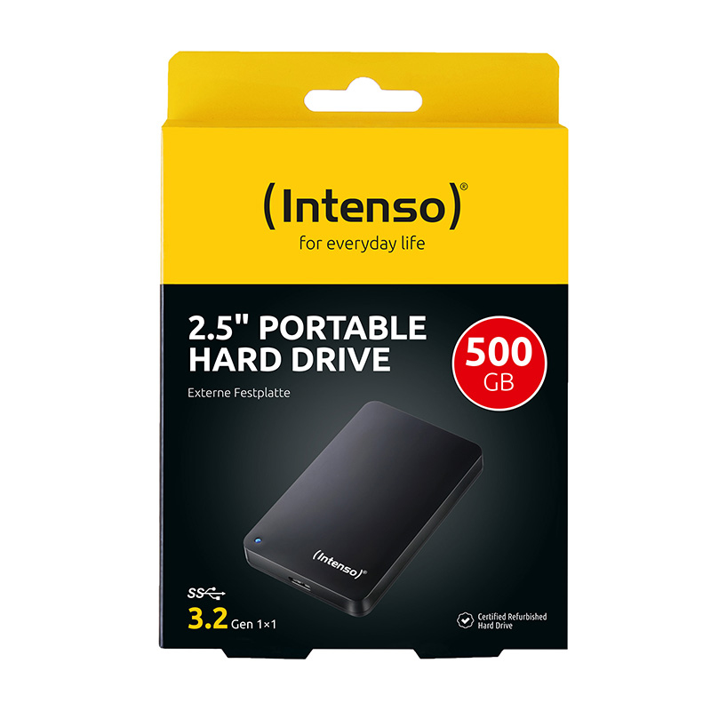 HDD ESTERNO NERO 500GB 2.5P REFURB.