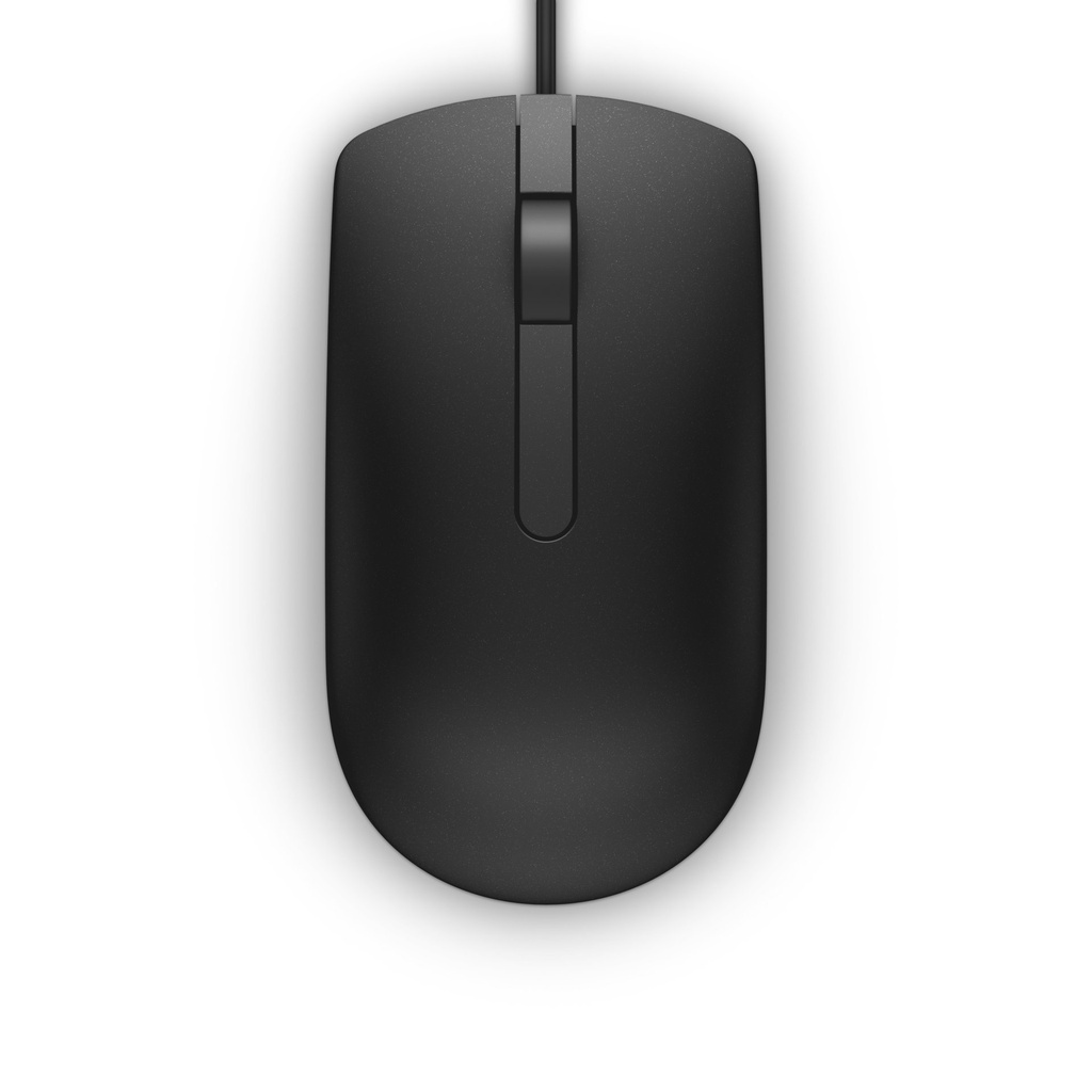 [570-AAIS] DELL Wired Mouse - MS116 - Black