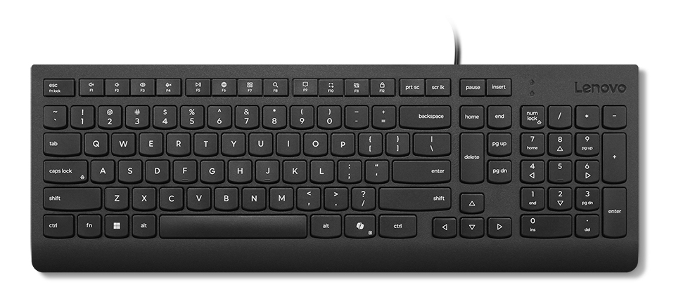 Lenovo 4Y41R64653 keyboard Home/Office USB Italian Black
