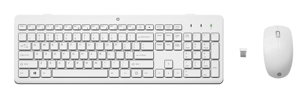 [3L1F0AA#ABZ] HP 230 Wireless Mouse and Keyboard Combo