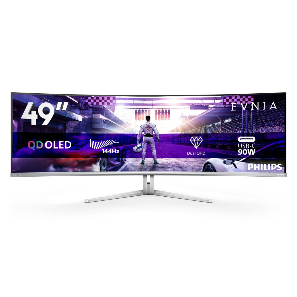 [49M2C8900L/00] Philips Evnia 8000 49M2C8900L/00 computer monitor 124.2 cm (48.9") 5120 x 1440 pixels Dual QHD QD-OLED White