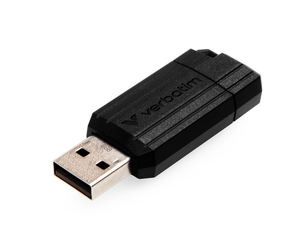 [49062] Verbatim PinStripe - USB Drive 8 GB - Black