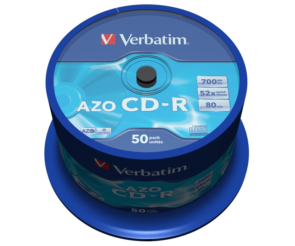 [43343] Verbatim CD-R AZO Crystal 700 MB 52x 50 pc(s)