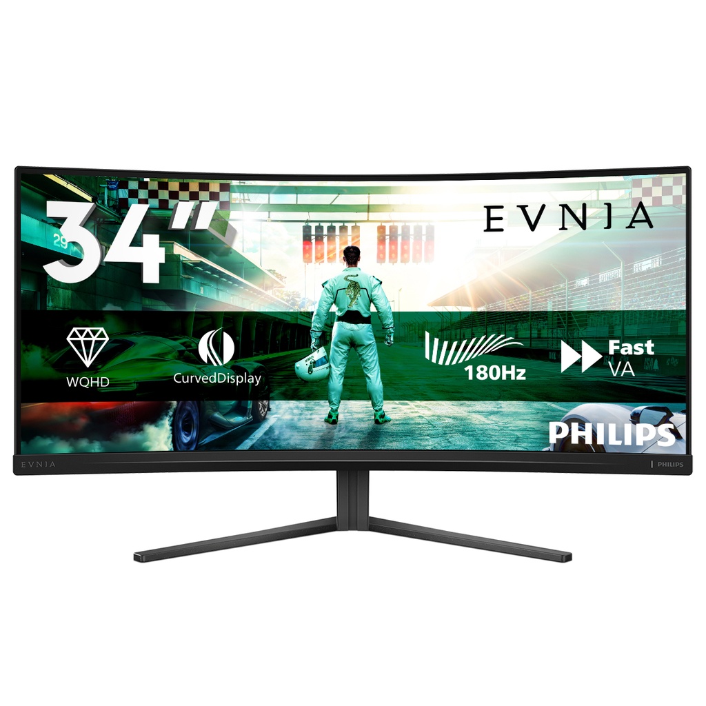 [34M2C3500L/00] Philips Evnia 34M2C3500L/00 computer monitor 86.4 cm (34") 3440 x 1440 pixels Wide Quad HD LCD Black