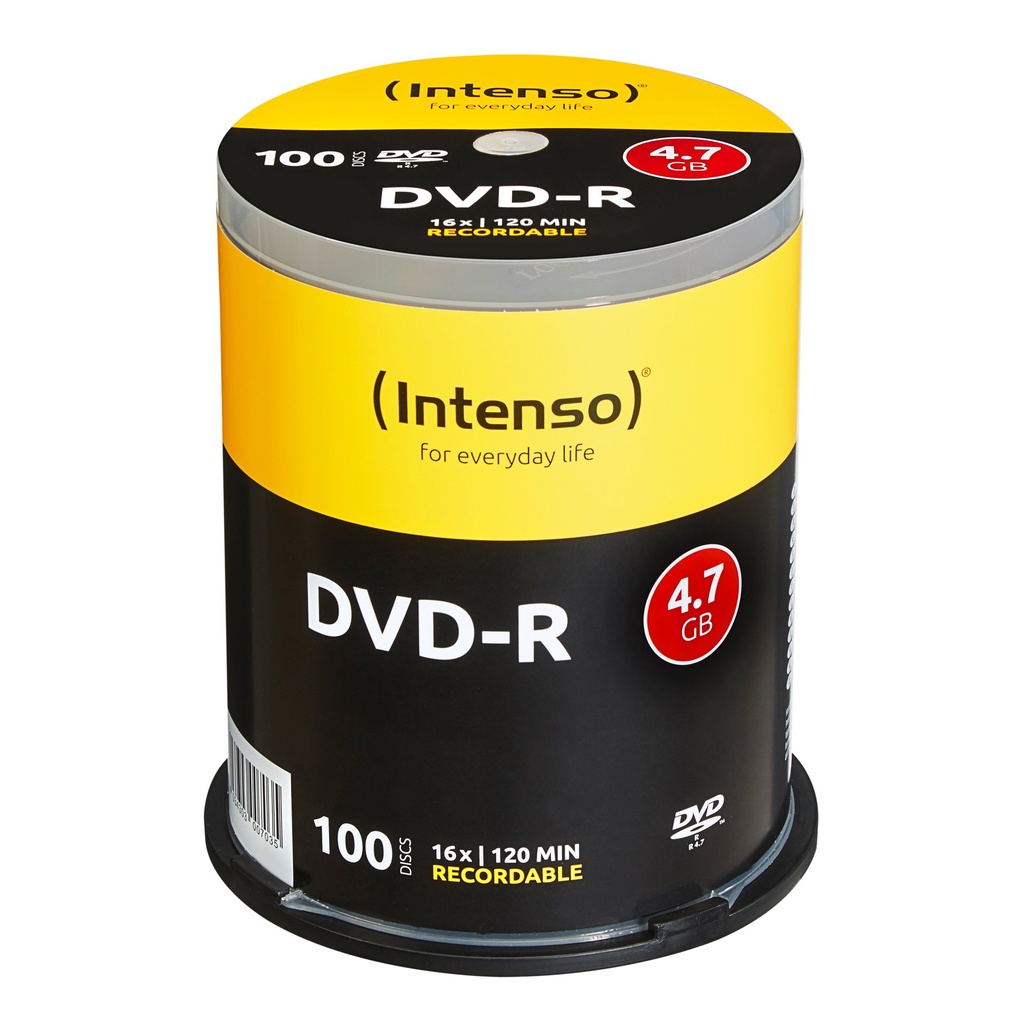 DVD-R 4.7GB 16X SPINDLE 100PZ.