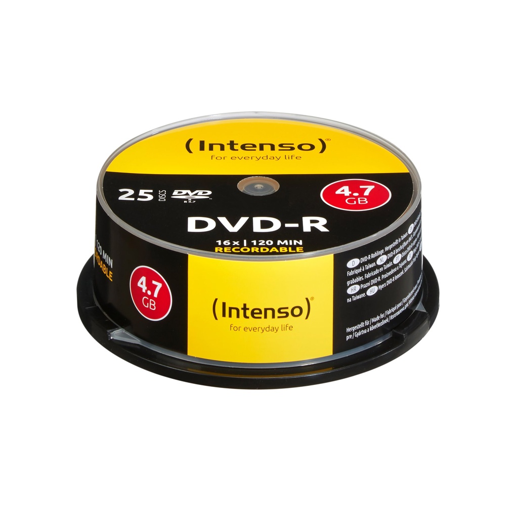 DVD-R 4.7GB 16X SPINDLE 25PZ