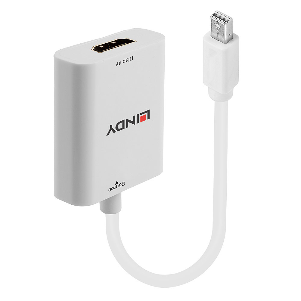 [41069] Lindy Mini DisplayPort 1.2 to HDMI 2.0 18G Active Converter
