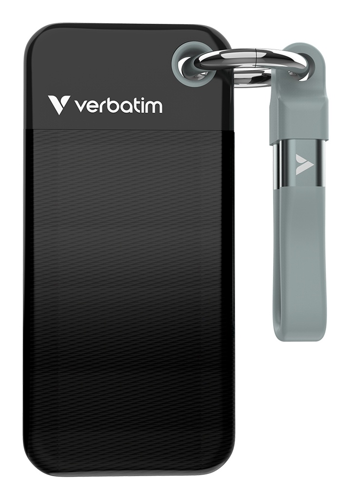 [32190] Verbatim Pocket SSD USB 3.2 Gen 2 1TB Black/Grey