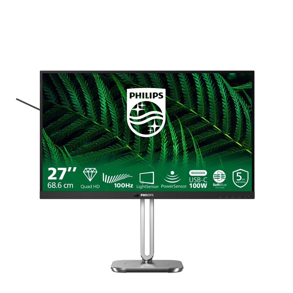 [27B2G5601/00] Philips 5000 series 27B2G5601/00 computer monitor 68.6 cm (27") 2560 x 1440 pixels Quad HD LCD Black