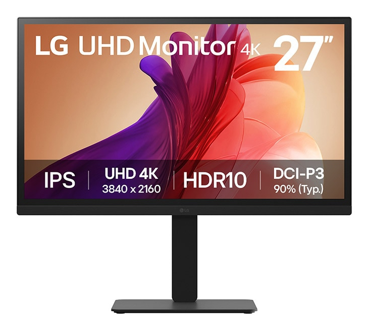[27BA45U-B.AEU] LG 27BA45U-B computer monitor 68.6 cm (27") 3840 x 2160 pixels 4K Ultra HD Black