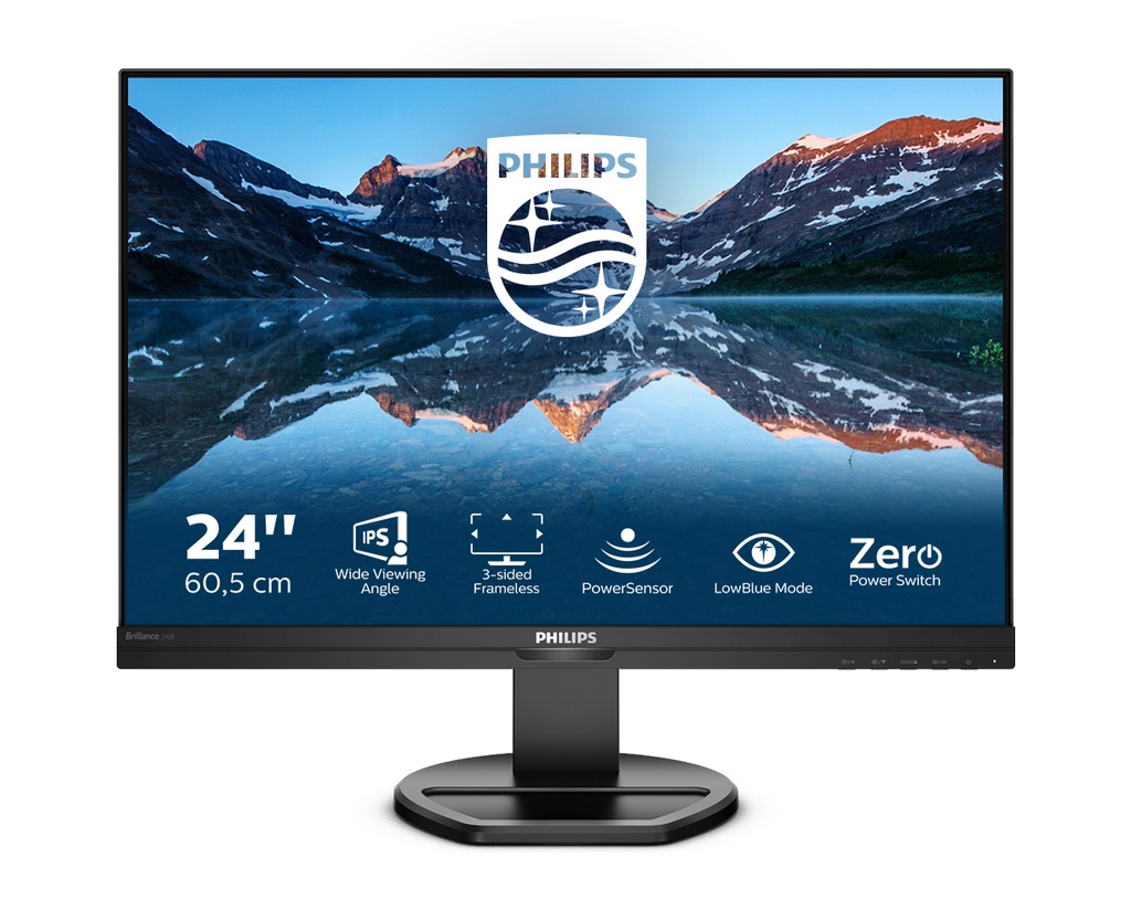 [240B9/00] Philips B Line 240B9/00 computer monitor 61.2 cm (24.1") 1920 x 1200 pixels WUXGA LED Black