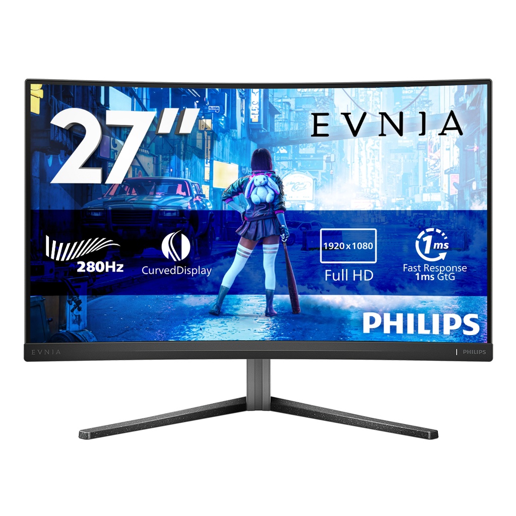 [27M2C5200W/00] Philips Evnia 5000 27M2C5200W/00 computer monitor 68.6 cm (27") 1920 x 1080 pixels Full HD LCD Black