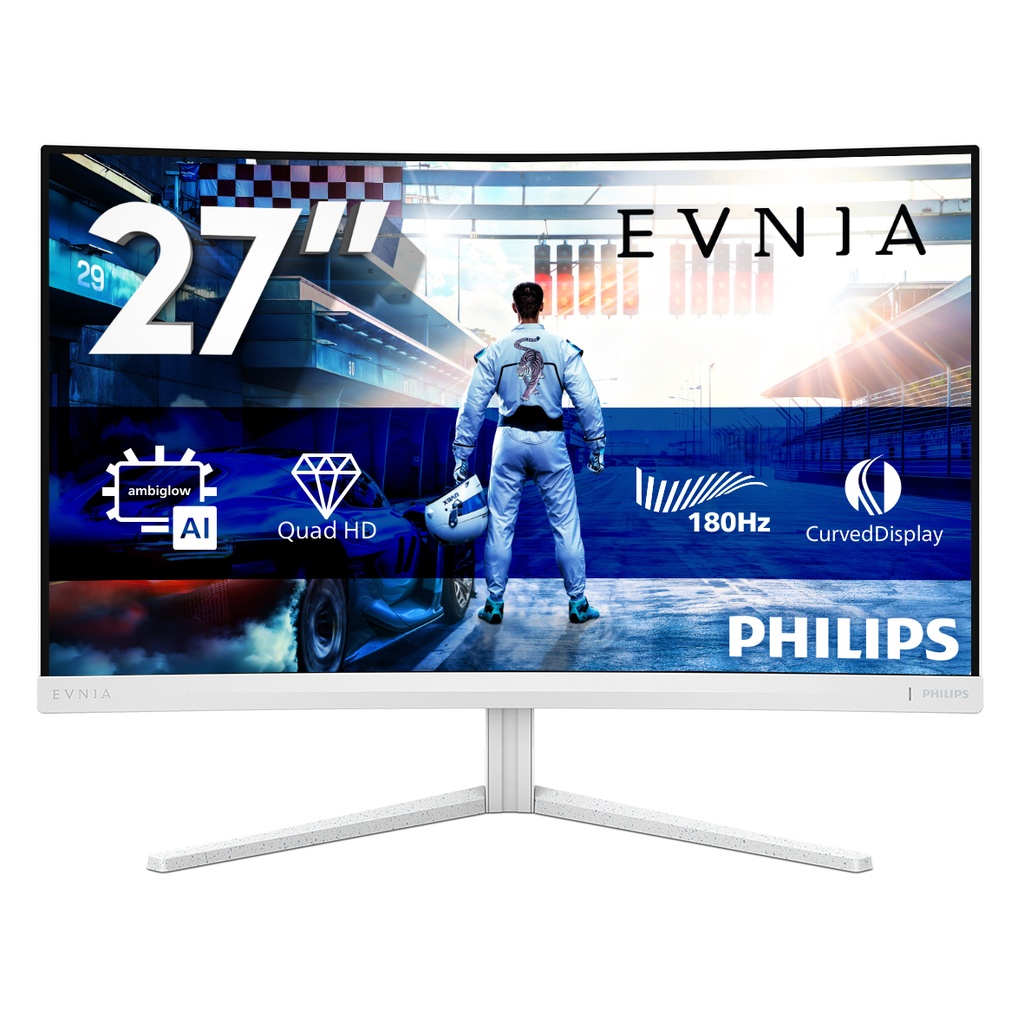 [27M2C5501/00] Philips Evnia 5000 27M2C5501/00 computer monitor 68.6 cm (27") 2560 x 1440 pixels Quad HD LCD White
