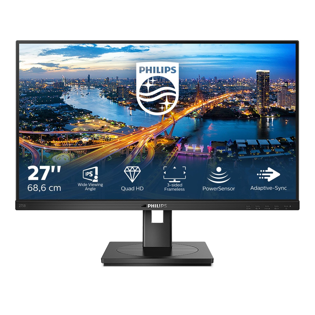 [275B1/00] Philips B Line 275B1/00 computer monitor 68.6 cm (27") 2560 x 1440 pixels 2K Ultra HD LCD Black