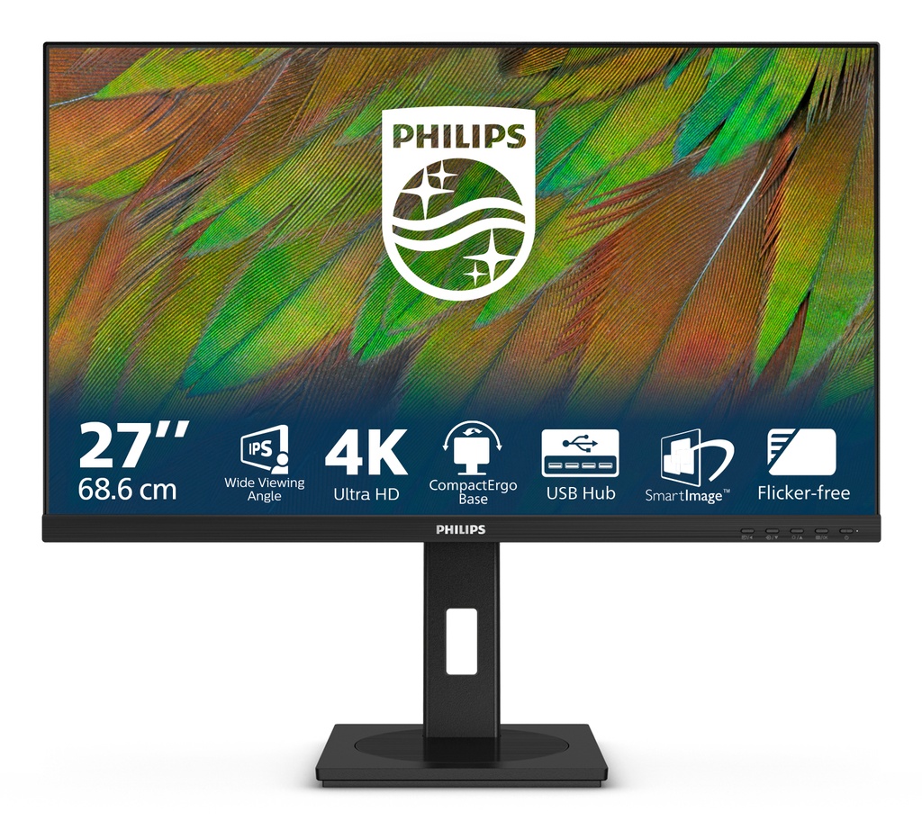 [27B1N3800/00] Philips 3000 series 27B1N3800/00 computer monitor 68.6 cm (27") 3840 x 2160 pixels 4K Ultra HD LCD Black