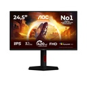 AOC G4 25G4KUR computer monitor 62.2 cm (24.5") 1920 x 1080 pixels Full HD LED Black, Red