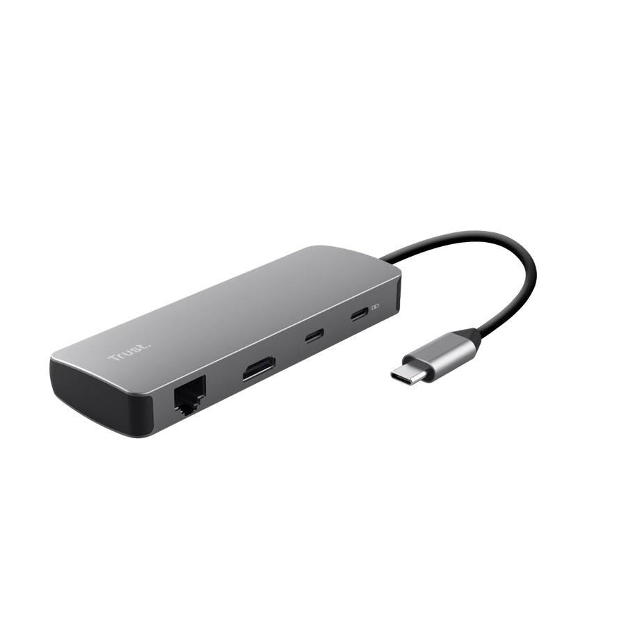 [25672] Trust 25672 interface hub USB Type-C Grey