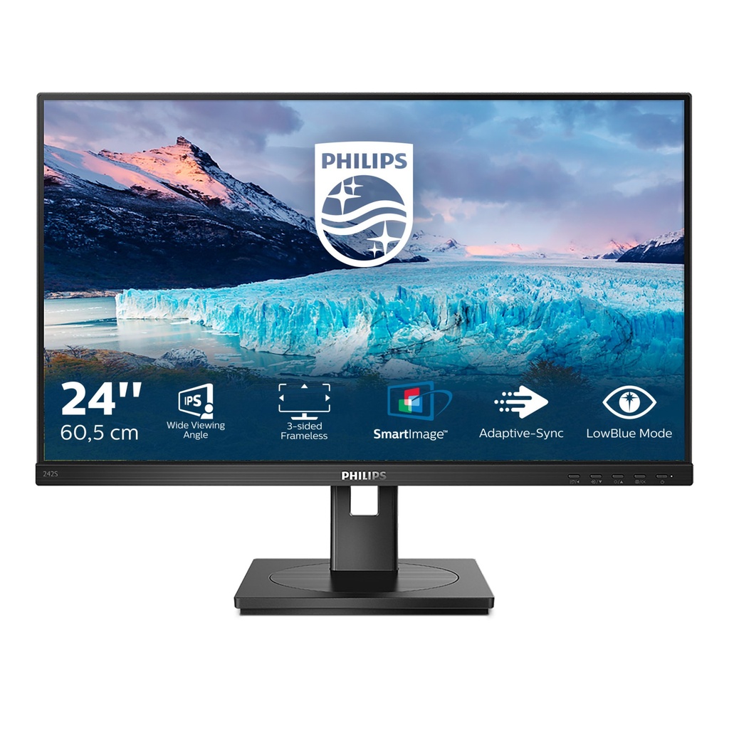[242S1AE/00] Philips S Line 242S1AE/00 computer monitor 60.5 cm (23.8") 1920 x 1080 pixels Full HD LED Black
