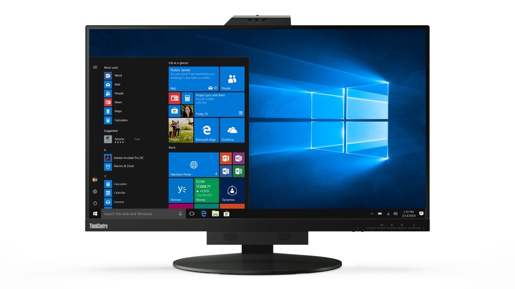 [11JHRAT1EU] Lenovo ThinkCentre Tiny-In-One 27 computer monitor 68.6 cm (27") 2560 x 1440 pixels Quad HD LED Black