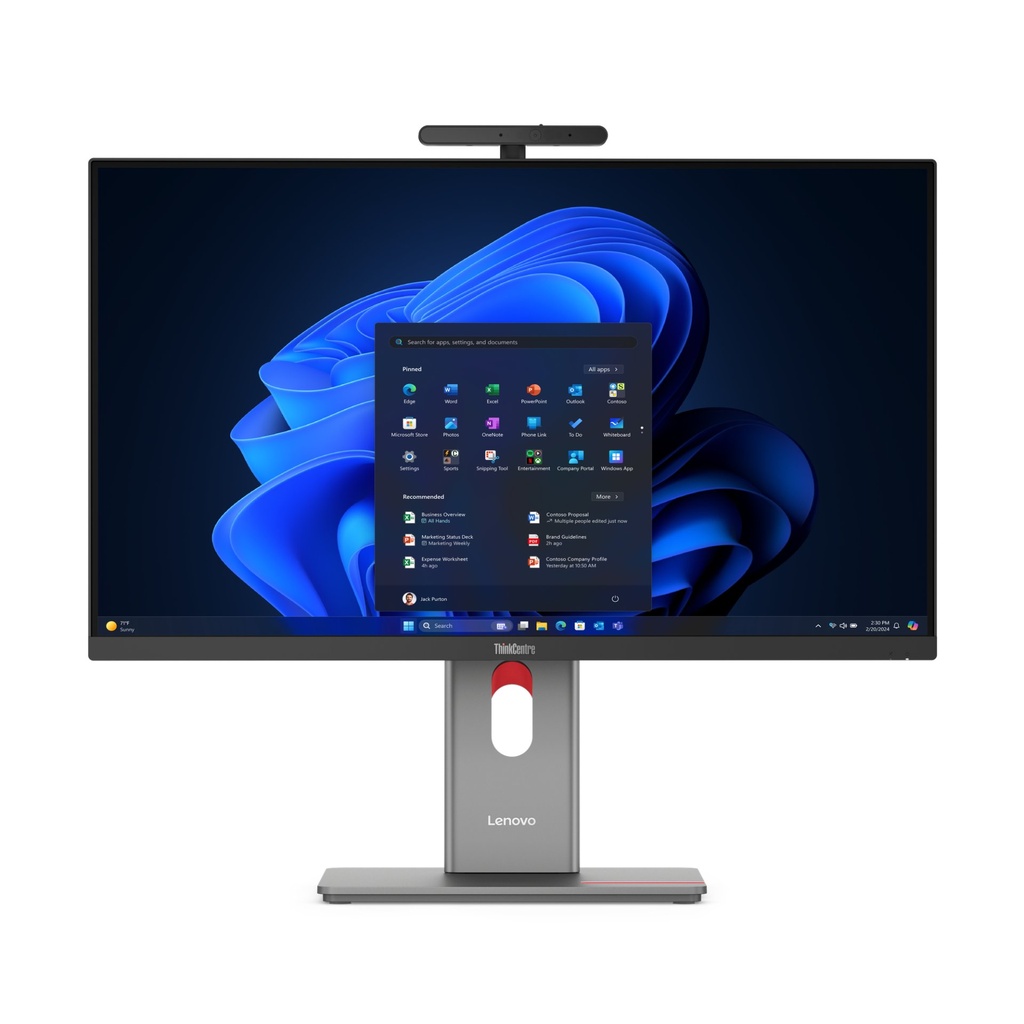 [13AM0004IX] Lenovo ThinkCentre M90a Pro Gen 6 Intel Core Ultra 5 225 68.6 cm (27") 2560 x 1440 pixels All-in-One PC 16 GB DDR5-SDRAM 512 GB SSD Windows 11 Pro Wi-Fi 6E (802.11ax) Black