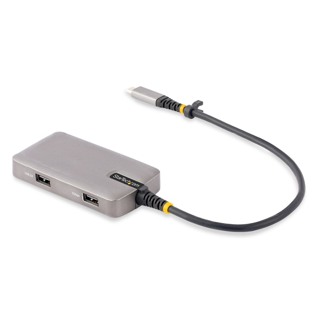 [104B-USBC-MULTIPORT] StarTech.com USB-C Multiport Adapter - 4K 60Hz HDMI w/HDR - 3-Port USB Hub - 100W Power Delivery Pass-Through - Works With Chromebook certified - Windows/macOS/iPadOS/Android™