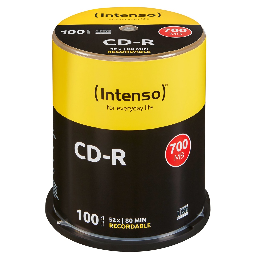 CD-R 700 MB/80 M.52X CAKE BOX 100PZ