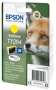 Epson Fox Singlepack Yellow T1284 DURABrite Ultra Ink