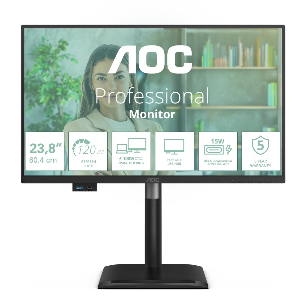 23,8 16:9 IPS WLED 1920x1080 120Hz 5Y WARRANTY