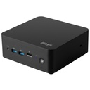 MSI CUBI NUC 1MG-237BEU PC/workstation barebone 0.84L sized PC Black 150U Intel SoC
