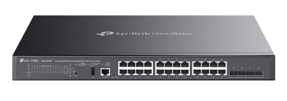TP-Link SG5428XMPP network switch Managed L3 Gigabit Ethernet (10/100/1000) Power over Ethernet (PoE) Black