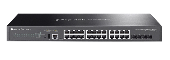 TP-Link Omada SG5428X network switch Managed L3 Gigabit Ethernet (10/100/1000) Black
