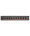 Vultech Security VS-POE3082GE-120W network switch Unmanaged Gigabit Ethernet (10/100/1000) Power over Ethernet (PoE) Black