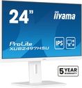 iiyama ProLite XUB2497HSU-W2 computer monitor 60.5 cm (23.8") 1920 x 1080 pixels Full HD LED White
