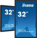 iiyama TF3239AS-B1AG computer monitor 80 cm (31.5") 1920 x 1080 pixels Full HD LED Touchscreen Black