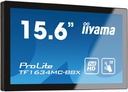 iiyama ProLite TF1634MC-B8X computer monitor 39.6 cm (15.6") 1920 x 1080 pixels Full HD LED Touchscreen Multi-user Black