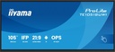 iiyama TE10518UWI-B1AG Signage Display Digital A-board 2.66 m (104.6") LED Wi-Fi 450 cd/m² 5K Ultra HD Black Touchscreen Built-in processor Android 16/7