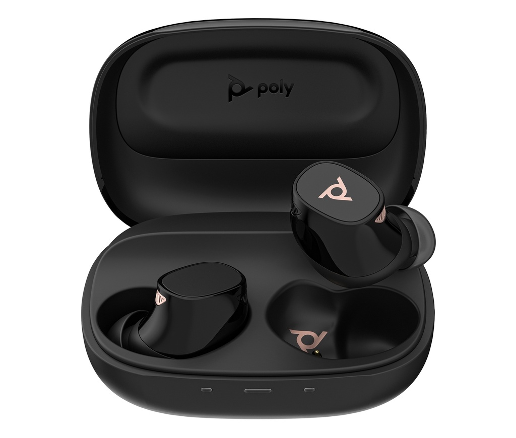 HP Poly Voyager Free 20 Black Earbuds +Basic Charge Case